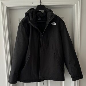 The North Face Men's Black Hooded Parka